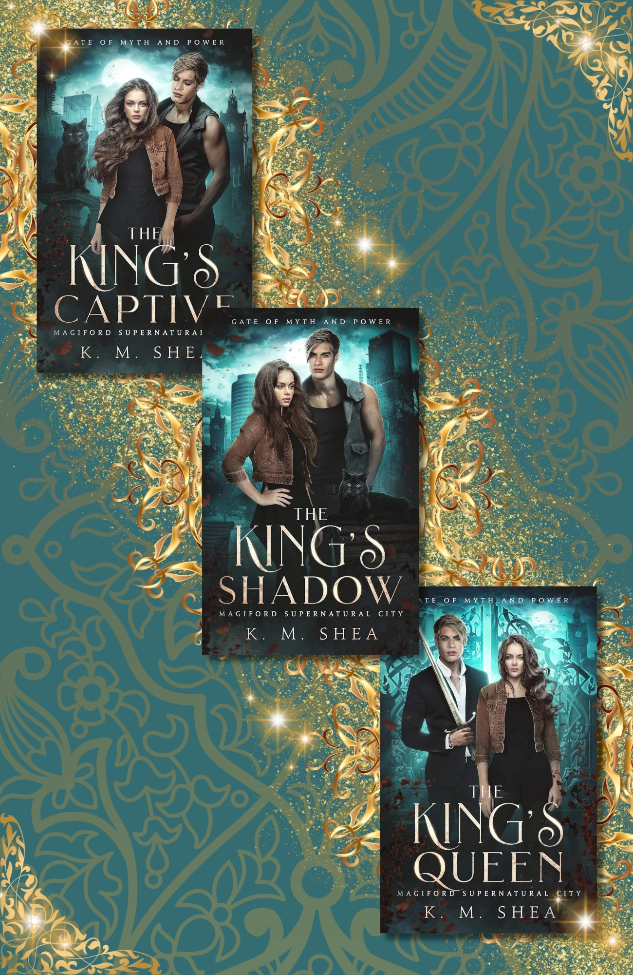 3 ways to hide your forbidden magic! A review of the Gate of Myth and Power series by K.M. Shea