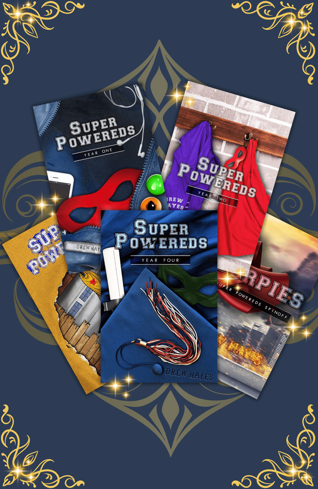 Super Powereds series by Drew Hayes
